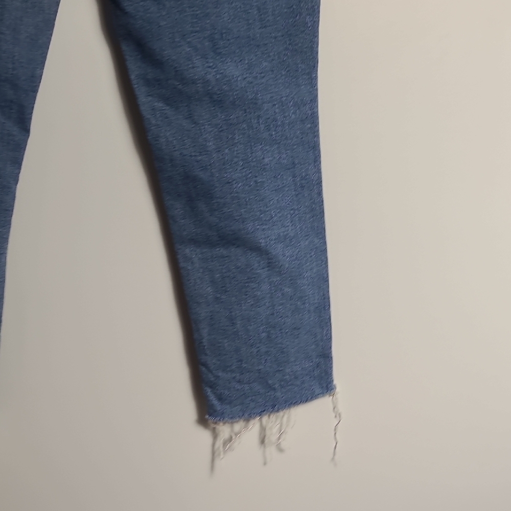 MADEWELL The perfect Vintage High Rise Straight Leg Distressed Size 26P - Picture 13 of 16